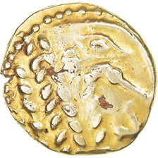 Bellovaci, Statère "à l'astre", 50-20 BC, Oro, MB+, Delestrée:268
