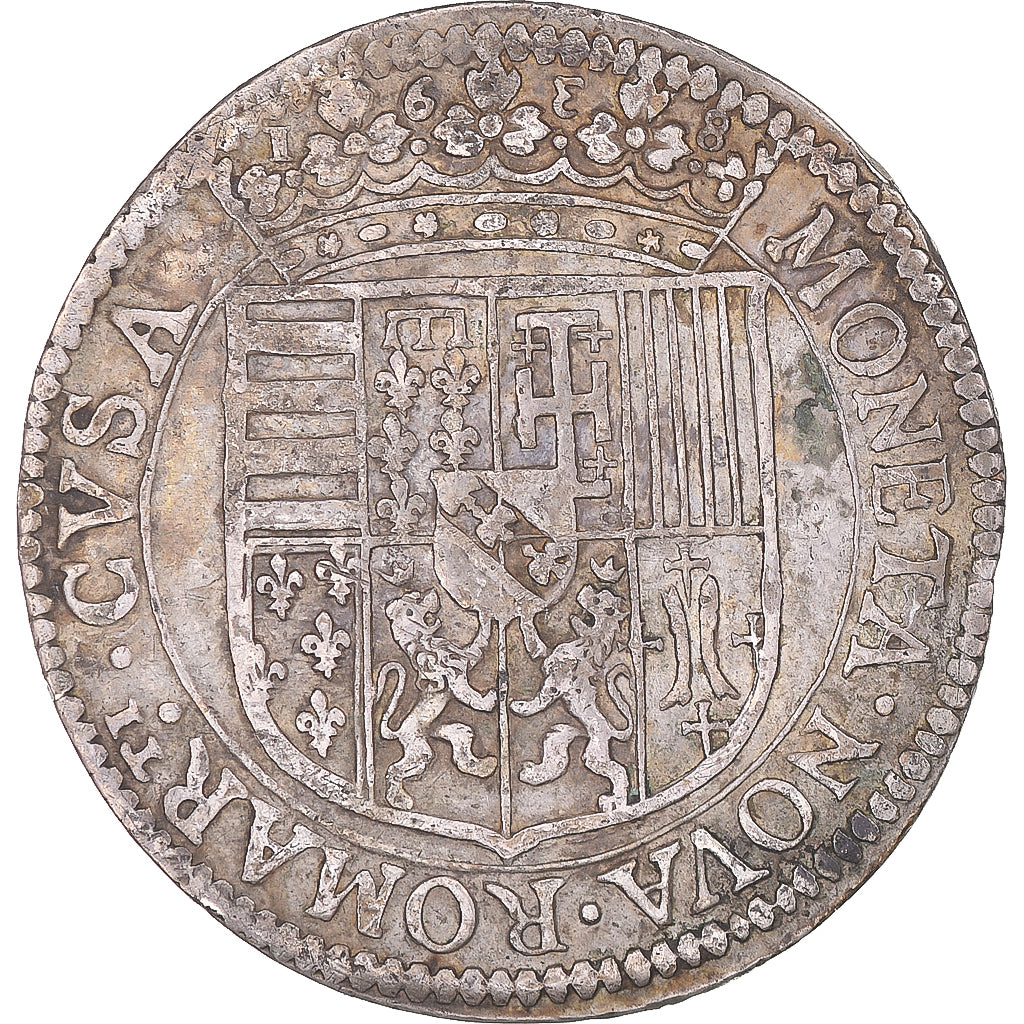 Monnaie, Duché de Lorraine, Charles IV, Teston, 1638, Remiremont, TTB+