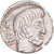 Tituria, Denarius, 89 BC, Rome, Prata, AU(55-58), Crawford:344/3