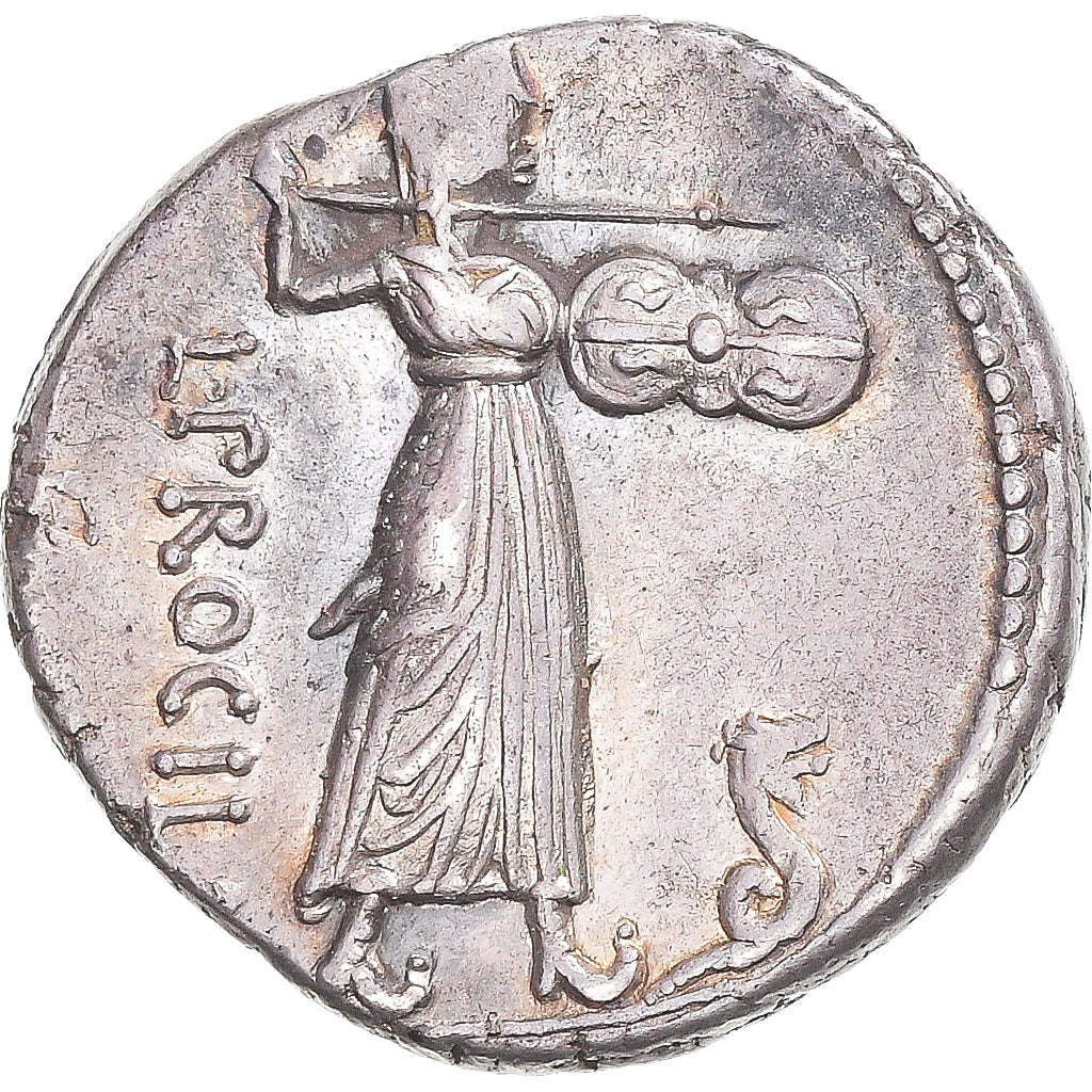 Procilia, Denarius, 78-77 BC, Rome, Argento, BB+, Crawford:379/1