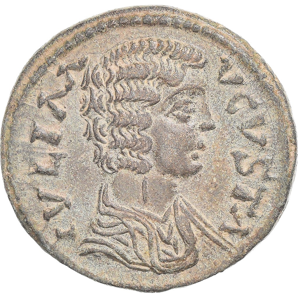 Moeda, Pisidia, Julia Domna, As, 193-217, Antioch, EF(40-45), Bronze