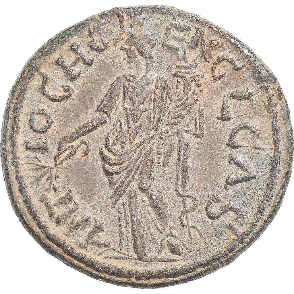 Moeda, Pisidia, Julia Domna, As, 193-217, Antioch, EF(40-45), Bronze