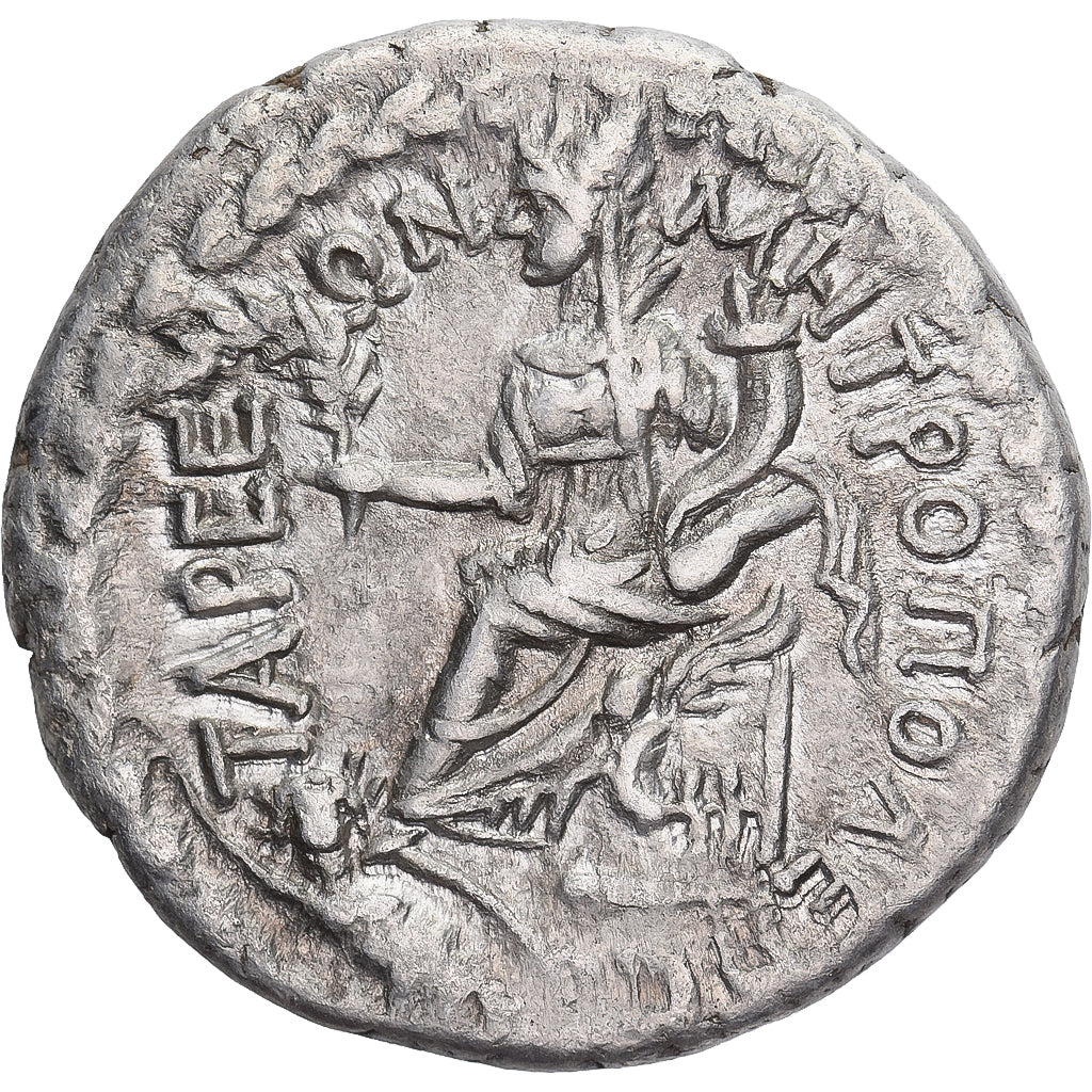 Moneda, Cilicia, Hadrian, Tridrachm, 117-138, Tarsos, MBC+, Plata, RPC:III-3260