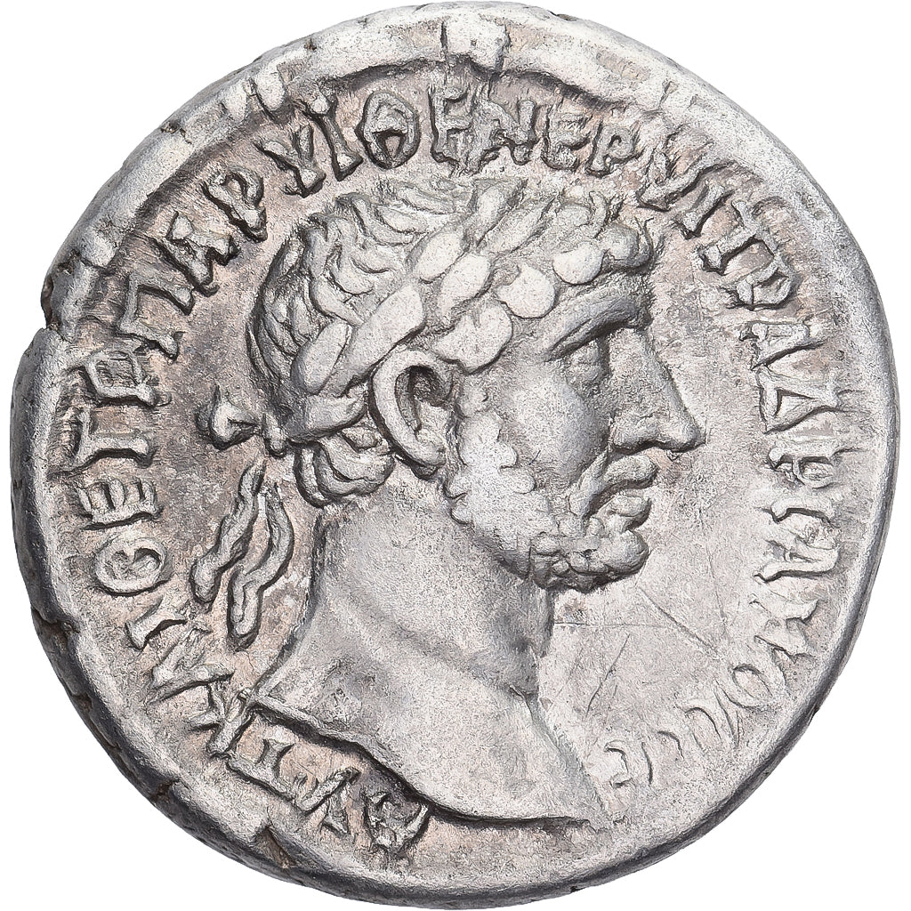 Moneda, Cilicia, Hadrian, Tridrachm, 117-138, Tarsos, MBC+, Plata, RPC:III-3260