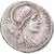 Fonteia, Denarius, 55 BC, Rome, Prata, AU(50-53), Crawford:429/1