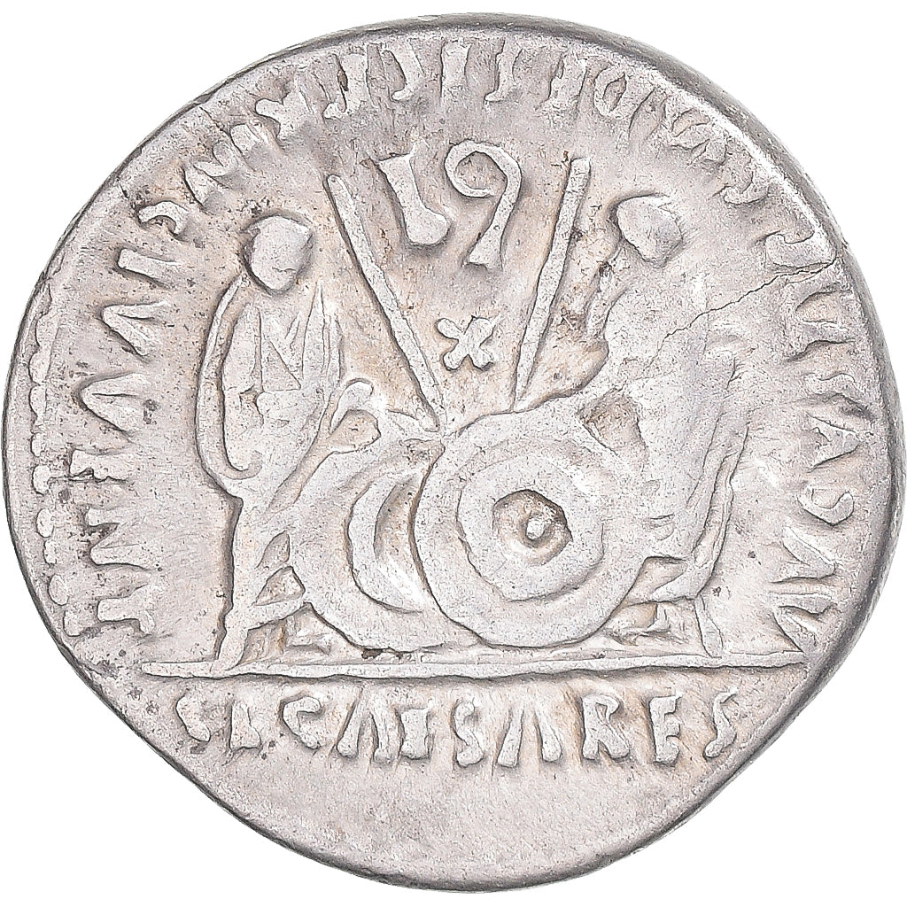 Monnaie, Auguste, Denier, 2 BC-4 AD, Lyon - Lugdunum, TB+, Argent, RIC:211