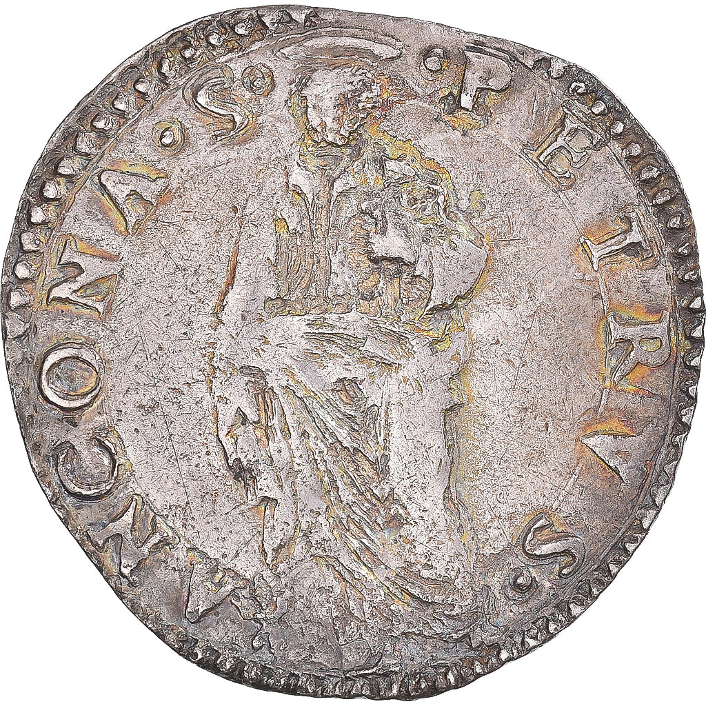 Munten, Italiaanse staten, PAPAL STATES, Jules III, Giulio, ND (1550-1555)