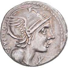 Flaminia, Denarius, 109-108 BC, Rome, Silver, AU(50-53), Crawford:302/1