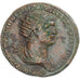 Moneda, Trajan, Dupondius, 116, Rome, MBC+, Bronce, RIC:674