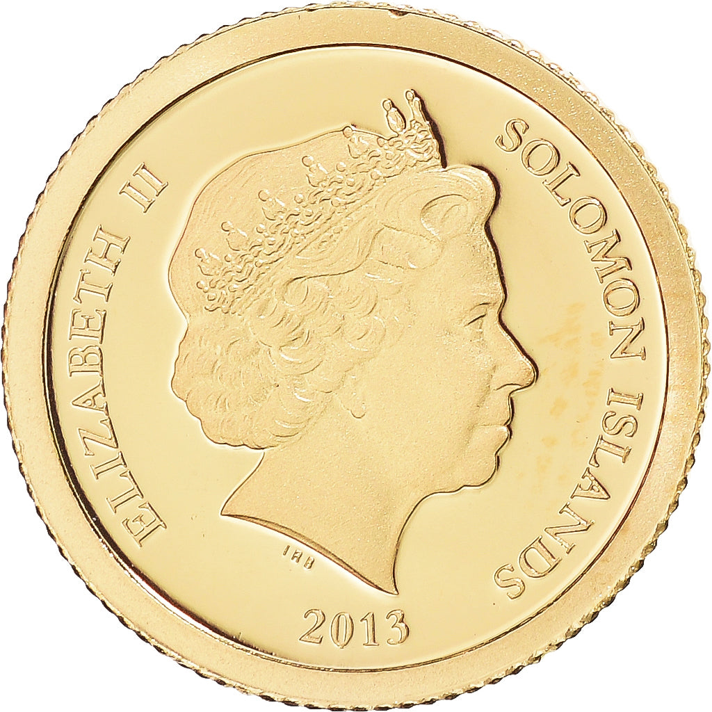 Coin, Solomon Islands, Elizabeth II, Statue de Zeus, Dollar, 2013, MS(65-70)
