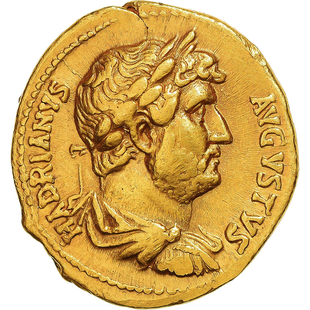 Hadrian, Aureus, 125-127, Rome, Gold, AU(50-53), RIC:779