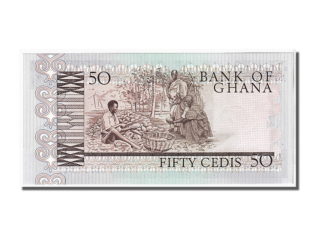 Billet, Ghana, 50 Cedis, 1980, KM:22b, NEUF
