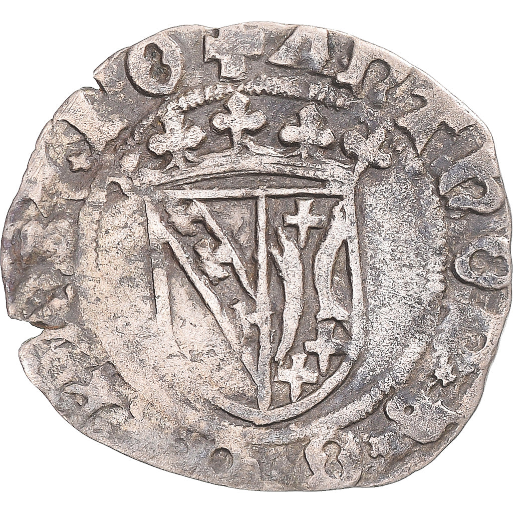 Moneda, Francia, LORRAINE, Antoine le bon, Sol, 1508-1544, Nancy, MBC, Plata
