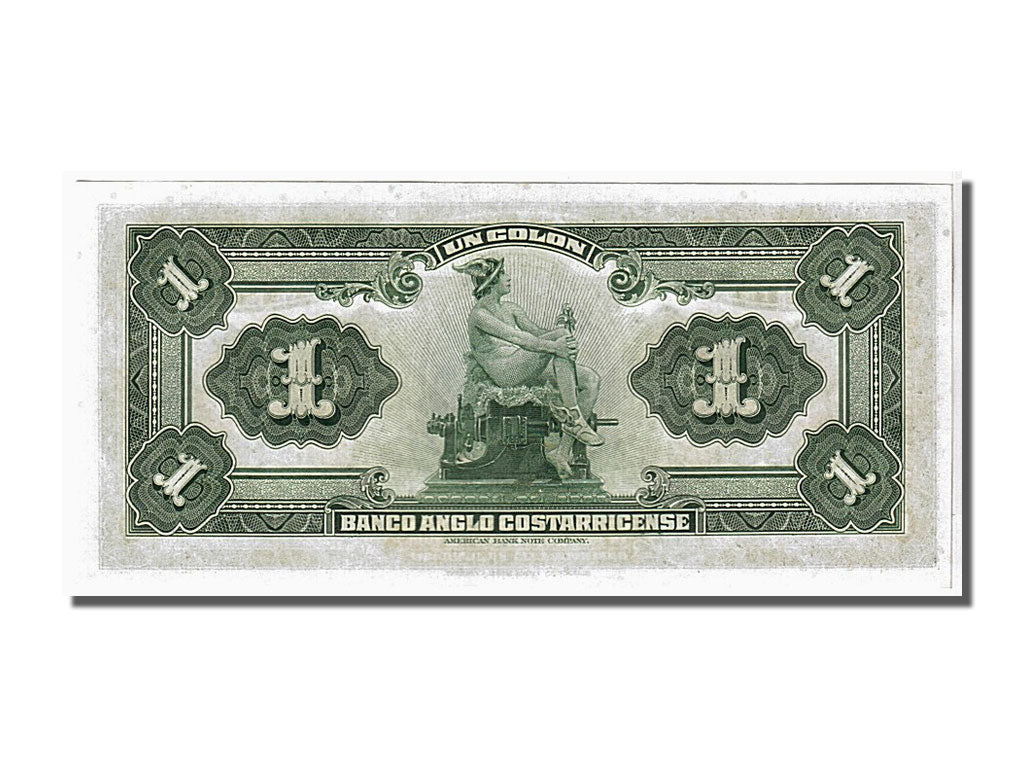 Billete, 1 Colon, 1917, Costa Rica, UNC