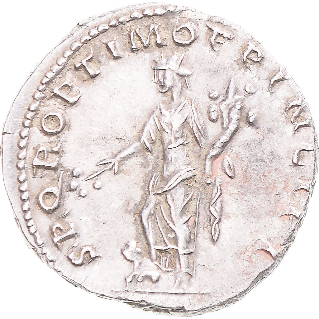 Coin, Trajan, Denarius, 103-107, Rome, AU(50-53), Silver, RIC:190a var.
