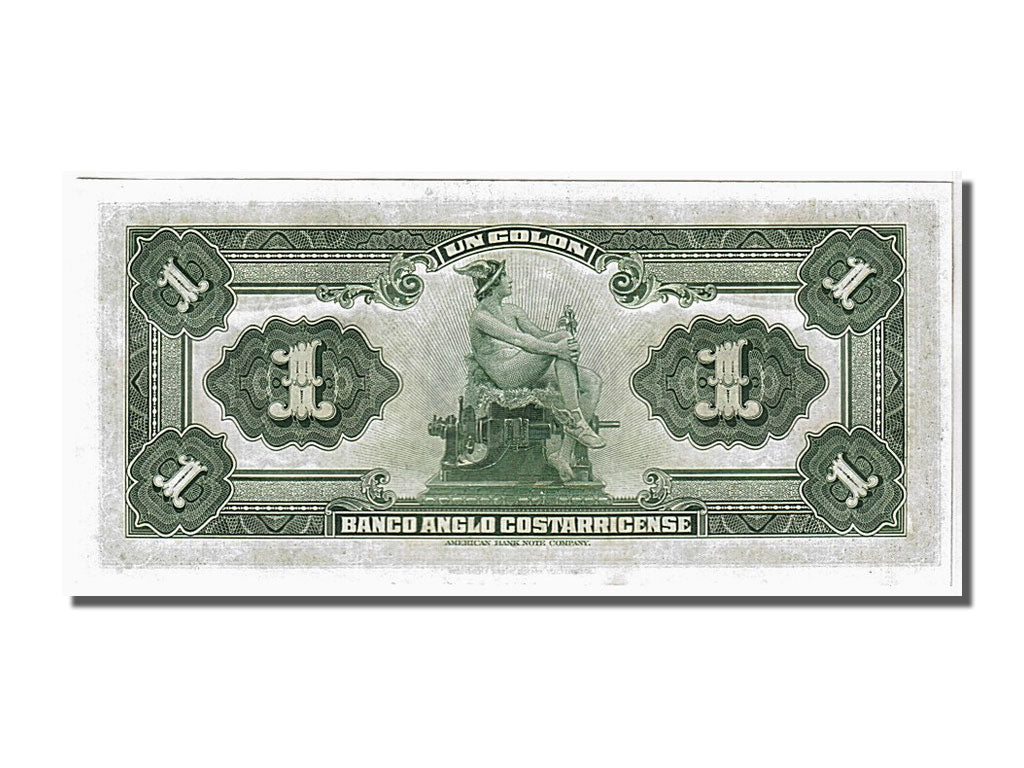 Banknote, Costa Rica, 1 Colon, 1917, KM:S121r, UNC(65-70)