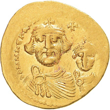 Heraclius, with Heraclius Constantine, Solidus, 616-625, Constantinople, Gold