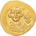 Heraclius, with Heraclius Constantine, Solidus, 616-625, Constantinople, Gold