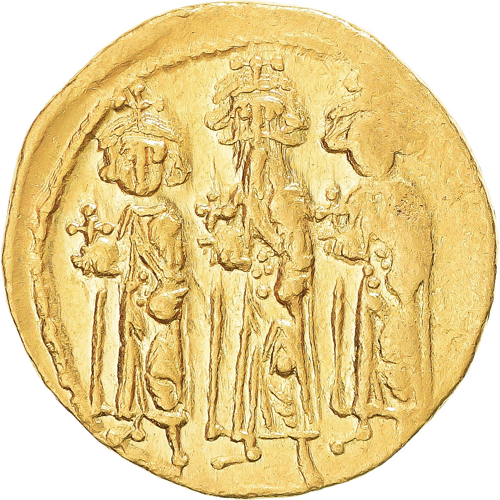 Heraclius, Heraclius Constantine & Heraclonas, Solidus, 639-641, Constantinople