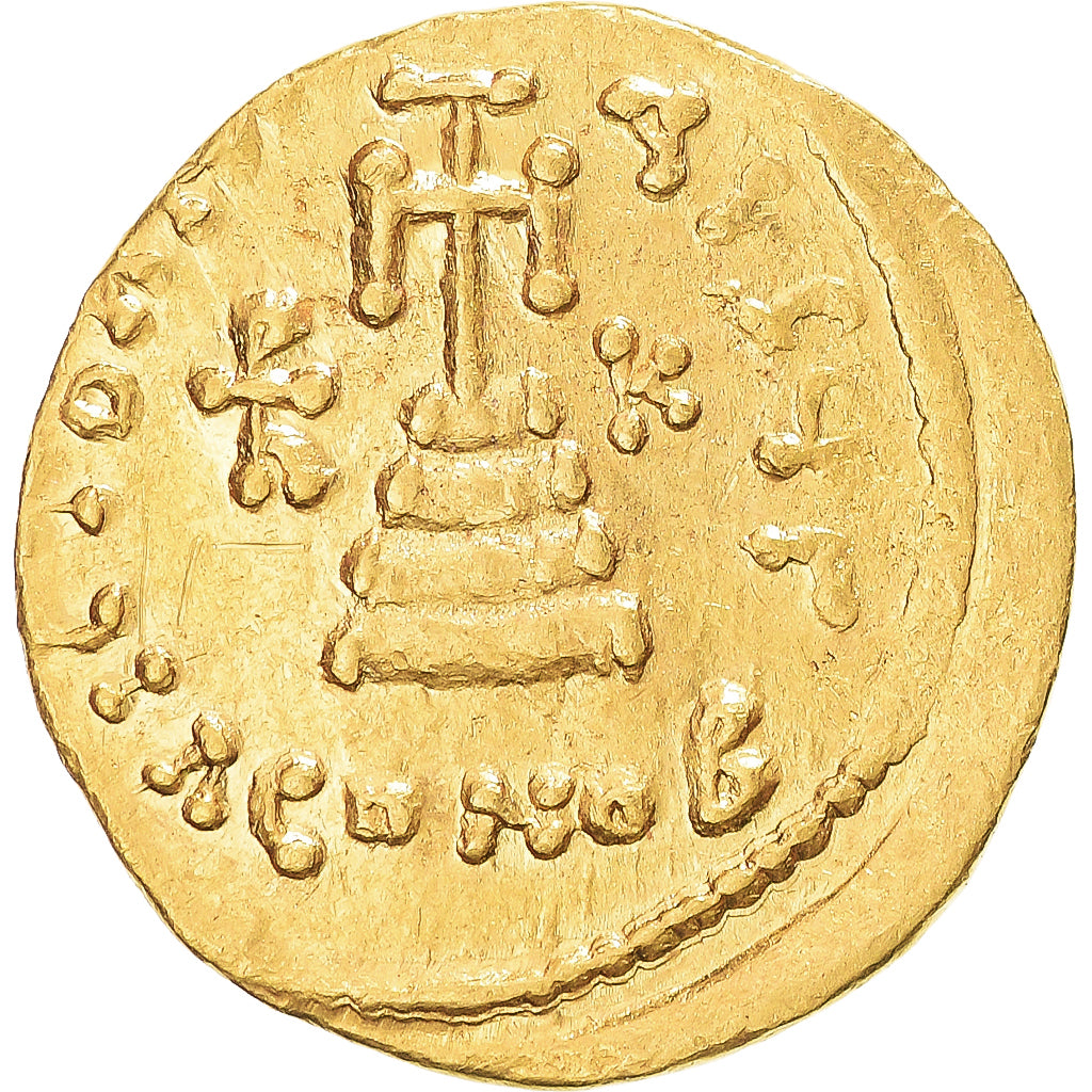 Heraclius, Heraclius Constantine & Heraclonas, Solidus, 639-641, Constantinople