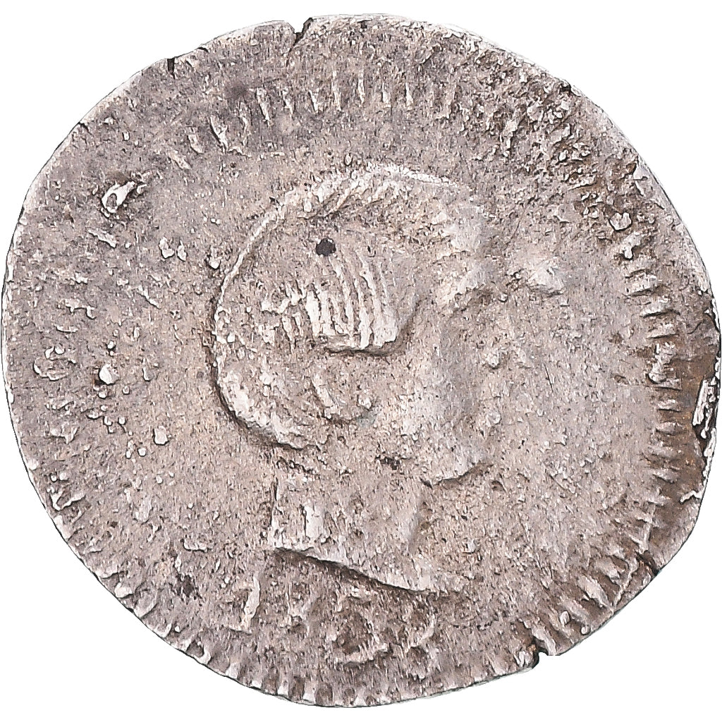 Munten, INDIA-PORTUGEES, Pedro V, 60 reis, 1858, Goa, ZF, Zilver, KM:277