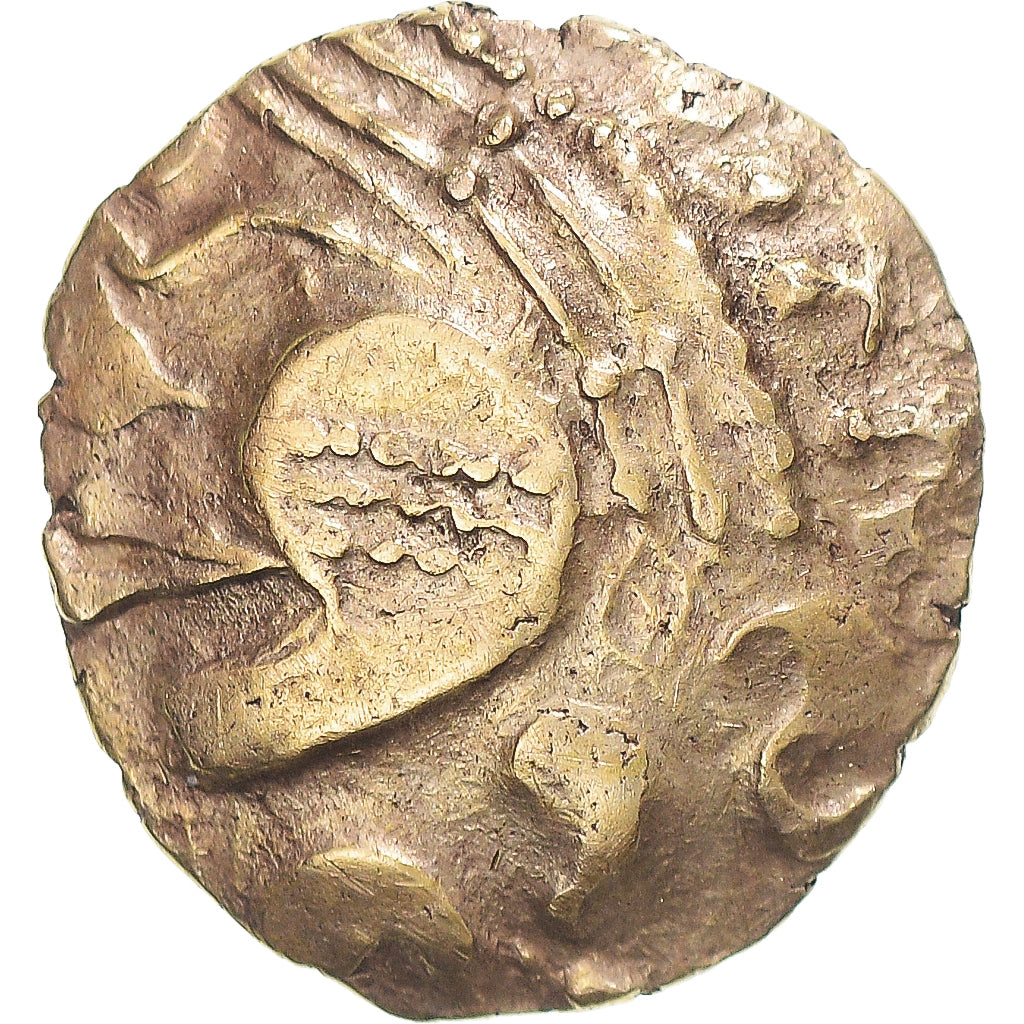 Aulerci Eburovices, Hemistater, 2nd-1st century BC, Oro, BB, Delestrée:2395