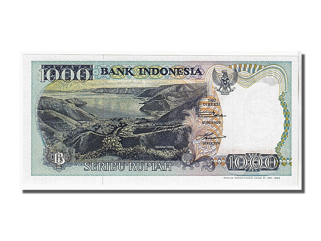 Banknot, Indonesia, 1000 Rupiah, 1992, KM:129b, UNC(65-70)