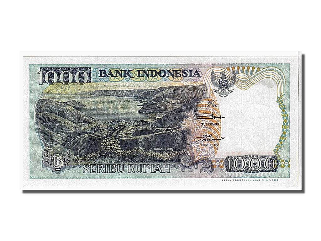 Geldschein, Indonesien, 1000 Rupiah, 1992, KM:129b, UNZ