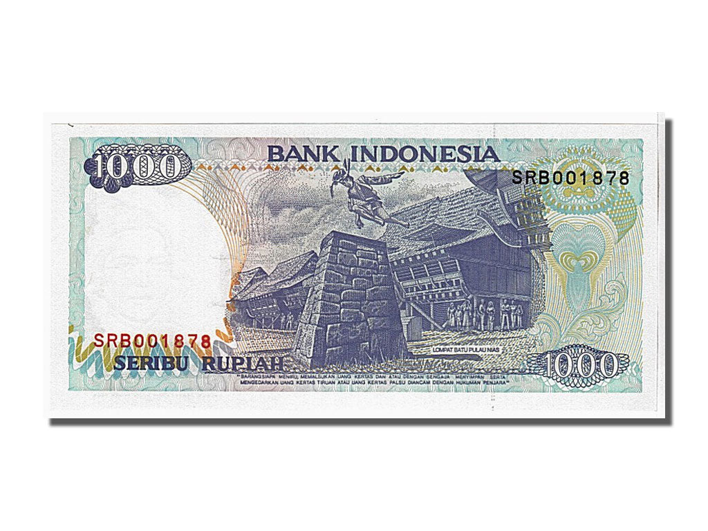 Geldschein, Indonesien, 1000 Rupiah, 1992, KM:129b, UNZ