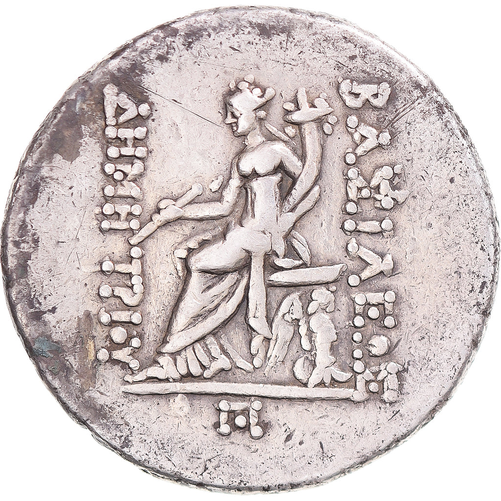 Moeda, Reino Selêucida, Demetrios I, Tetradrachm, 162-150 BC, Antioch