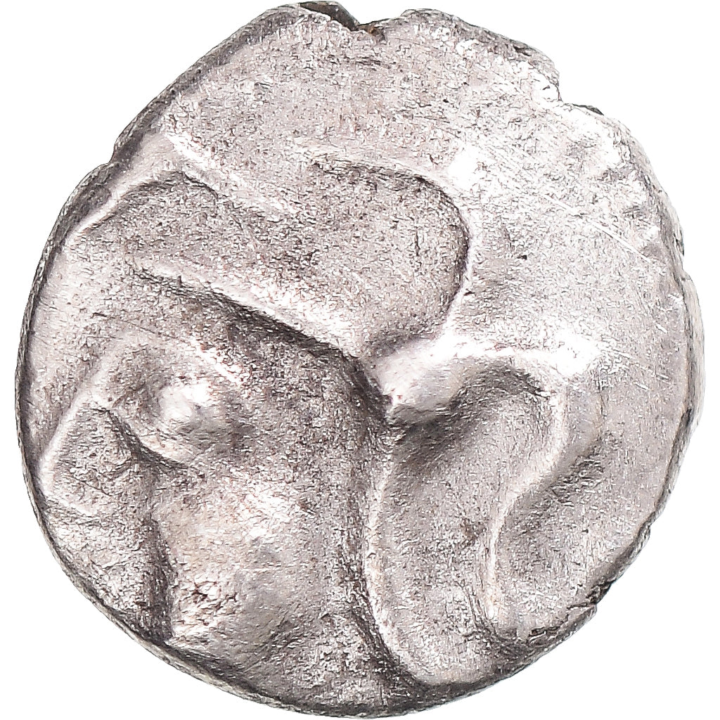 Moeda, Aulerci Cenomani, Denier, ca. 80-50 BC, Le Mans, EF(40-45), Prata