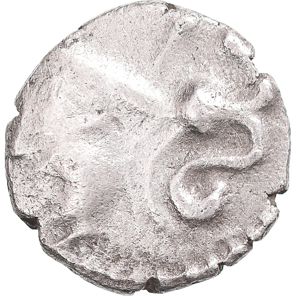 Moneda, Aulerci Cenomani, Denier, ca. 80-50 BC, Le Mans, MBC, Plata