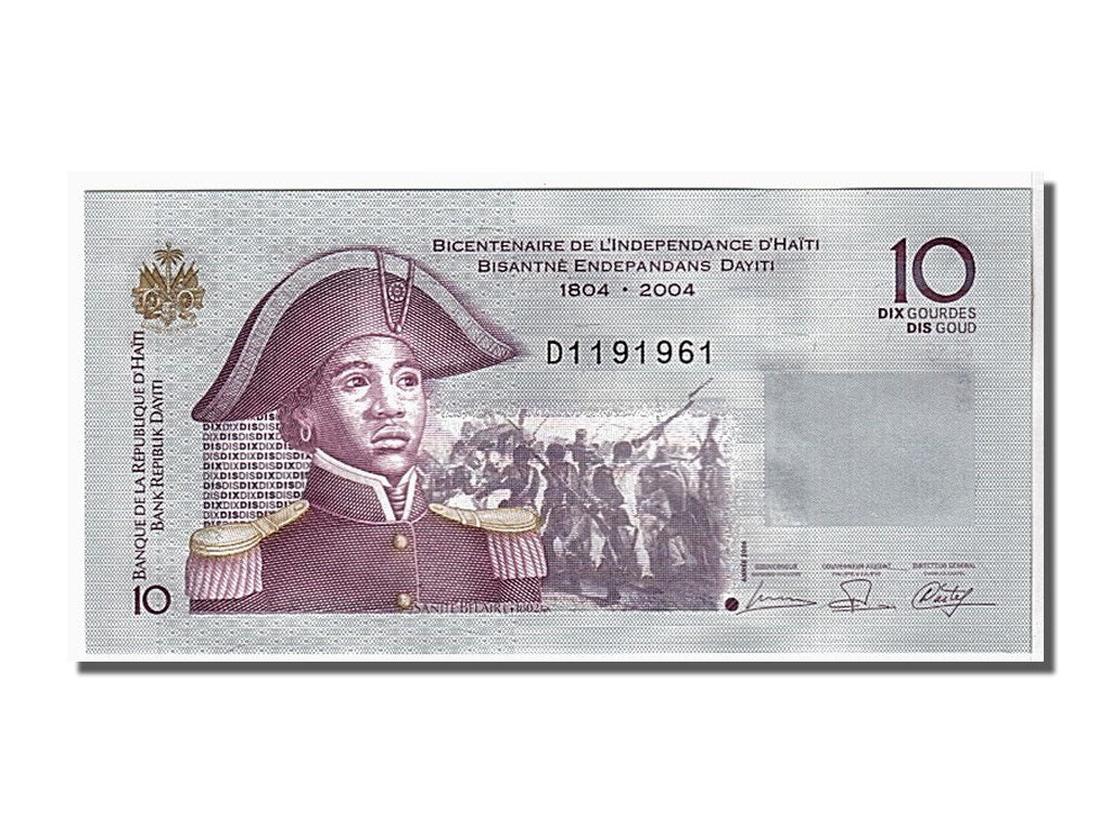 Billet, Haïti, 10 Gourdes, 2006, NEUF