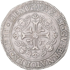 Republic of Genoa, 2 Scudi, 1705, Genoa, Silver, EF(40-45), KM:82
