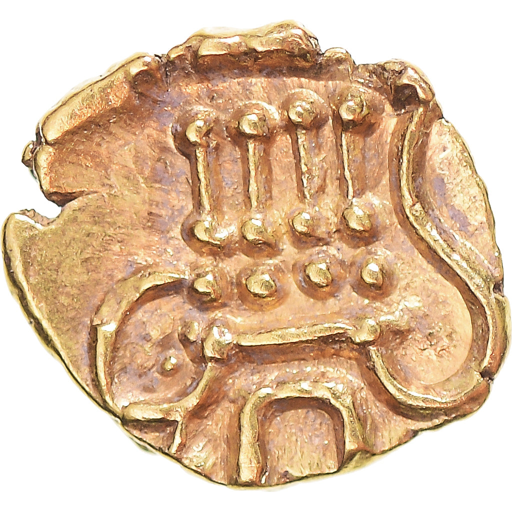 Moneta, India, Fanam, AU(55-58), Złoto
