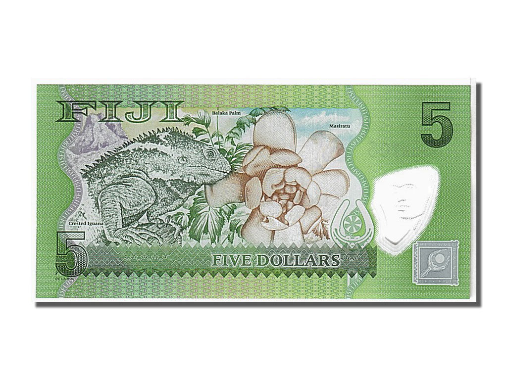 Biljet, Fiji, 5 Dollars, 2013, KM:115, NIEUW