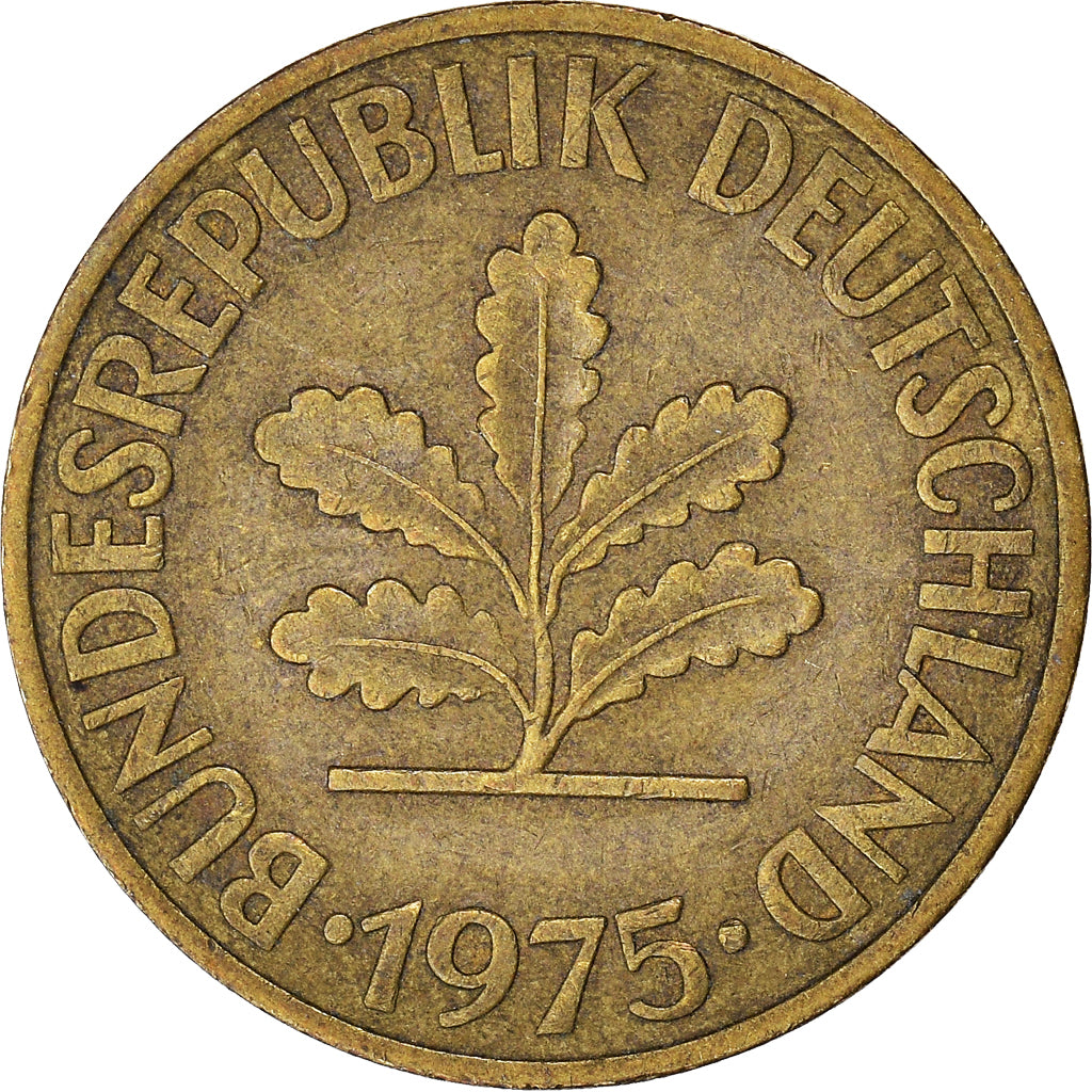 Coin, GERMANY - FEDERAL REPUBLIC, 10 Pfennig, 1975