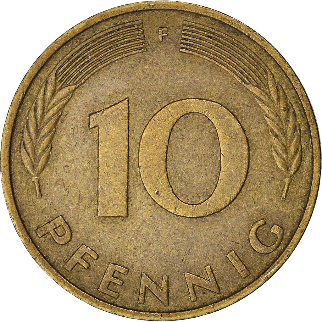 Coin, GERMANY - FEDERAL REPUBLIC, 10 Pfennig, 1975