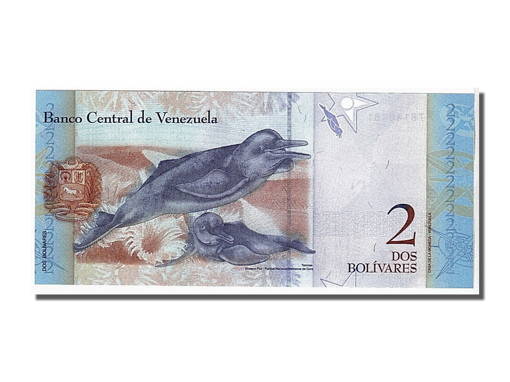 Banknote, Venezuela, 2 Bolivares, 2007, UNC(65-70)