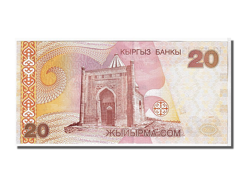 Banknote, KYRGYZSTAN, 20 Som, 2002, KM:19, UNC(65-70)