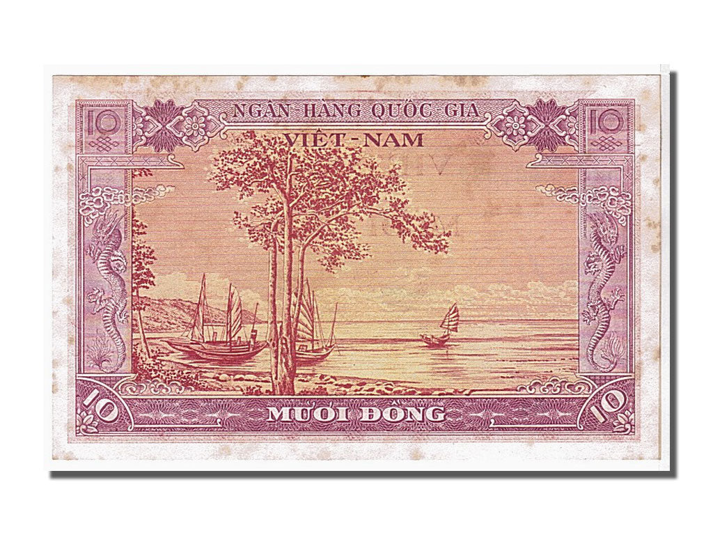 Banknote, South Viet Nam, 10 D<ox>ng, 1955, KM:3a, UNC(63)