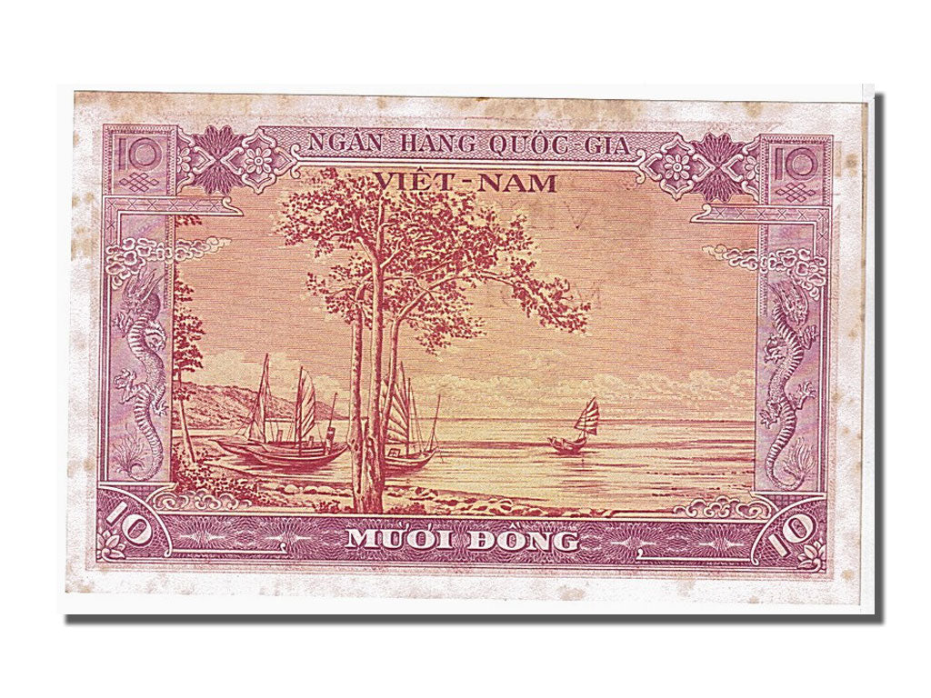 Banknote, South Viet Nam, 10 D<ox>ng, 1955, UNC(63)