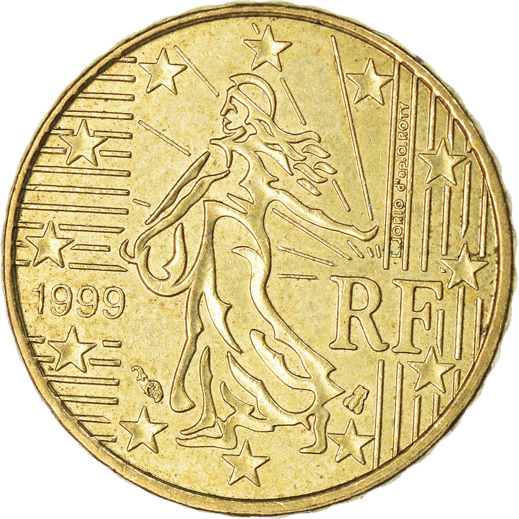 Monnaie, France, 10 Euro Cent, 1999