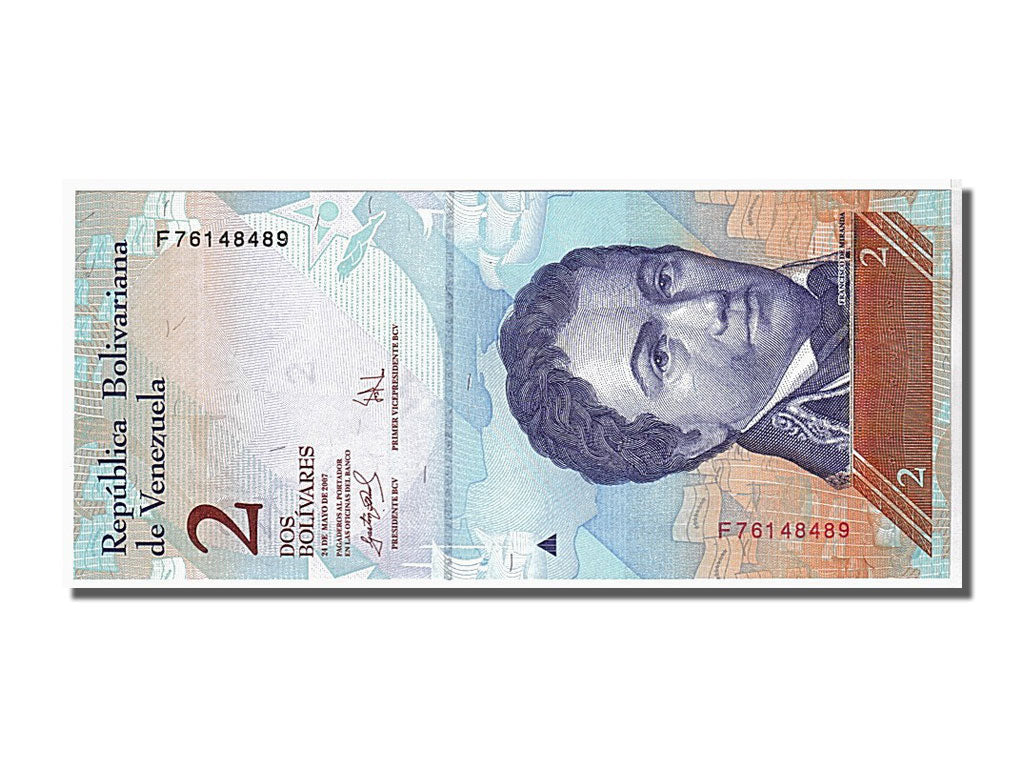 Banknote, Venezuela, 2 Bolivares, 2007, KM:88b, UNC(65-70)
