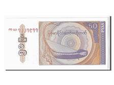 Banknot, Myanmar, 50 Pyas, 1994, KM:68, UNC(65-70)