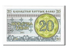 Biljet, Kazachstan, 20 Tyin, 1993, KM:5, NIEUW