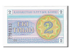 Billete, 2 Tyin, 1993, Kazajistán, KM:2b, UNC