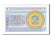 Banknot, Kazachstan, 2 Tyin, 1993, KM:2b, UNC(65-70)