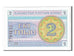 Banconote, Kazakistan, 2 Tyin, 1993, KM:2b, FDS