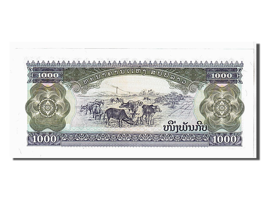 Banknote, Lao, 1000 Kip, 1998, KM:32Aa, UNC(65-70)